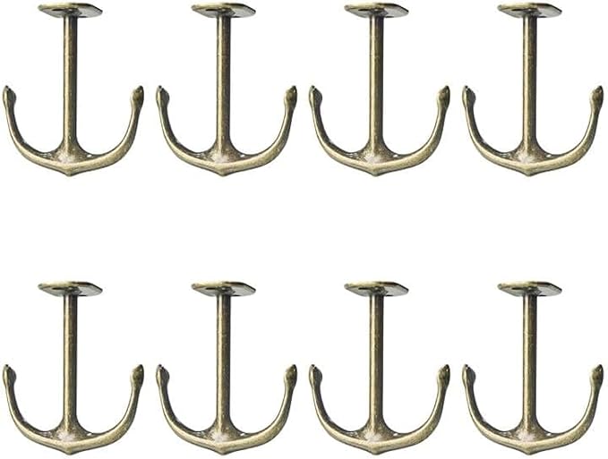 Anchor Two Prong Ceiling Hook for Closet Top Bathroom Kitchen Cabinet Garage by DEEKOUDT