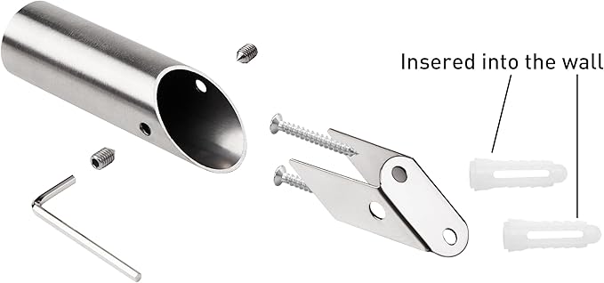 NINETREX Towel Hooks Brushed Nickel Modern Wall Hooks SUS 304 Stainless Steel - Image 4