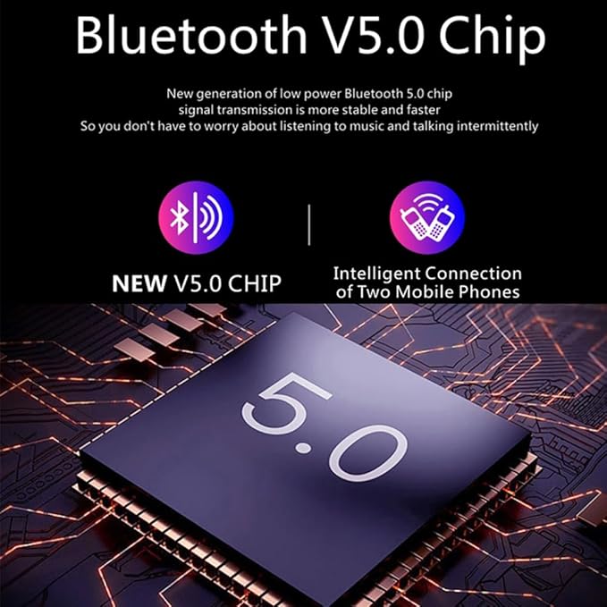 IHAO Bluetooth Earpiece Headphone Dual Noise Cancelling Mic Painless Open-Ear - Image 7