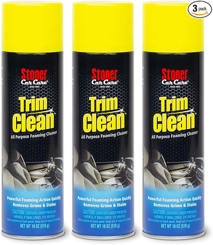 Stoner Car Care 91134–3PK Trim Clean All-Purpose Fast Acting Powerful Foaming by StonerCarCare