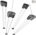 Ensenior 4 Pack Linkable LED Utility Shop Light, 4 FT, 4400 High Lumens by Ensenior