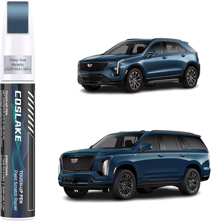 Car Touch Up Paint) for Cadillac, Car Paint Scratch Repair Kit, Quick & Easy by COSLAKE