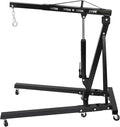 2 Ton Folding Engine Hoist Heavy Duty Carbon Steel Hydraulic Shop Engine Crane by Unknown