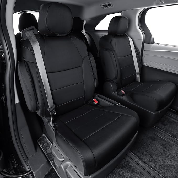 EKR Sienna Seat Covers for 2011-2020 Toyota Sienna LE, XLE Premium 2nd Row - Image 5
