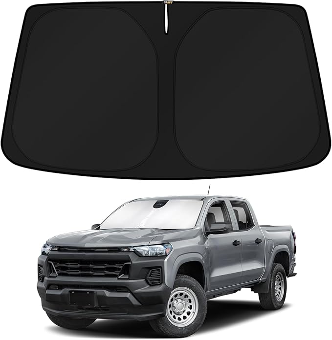 KUST Windshield Sun Shade for Chevrolet Colorado 2023-2025 2026 Custom Fit by KUST