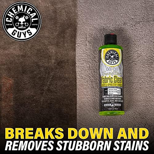 Chemical Guys CWS203 Foaming Citrus Fabric Clean Carpet & Upholstery Cleaner (Car Carpets, Seats & Floor Mats), Safe for Cars, Home, Office, & More, 128 fl oz (1 Gallon), Citrus Scent