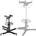 Transmission Jack 1660 lbs/ 0.75 Ton Capacity Hydraulic Telescopic Transmission by EVGTTI