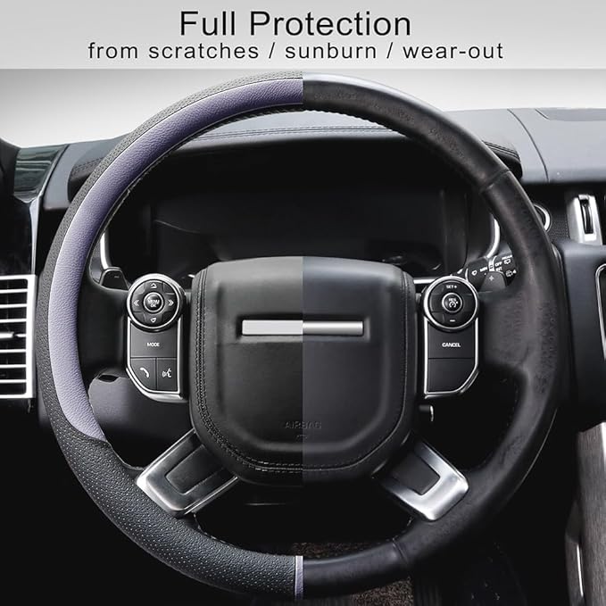 COFIT Breathable Car Steering Wheel Cover 16 inch Auto Universal Leather Wrap - Image 5
