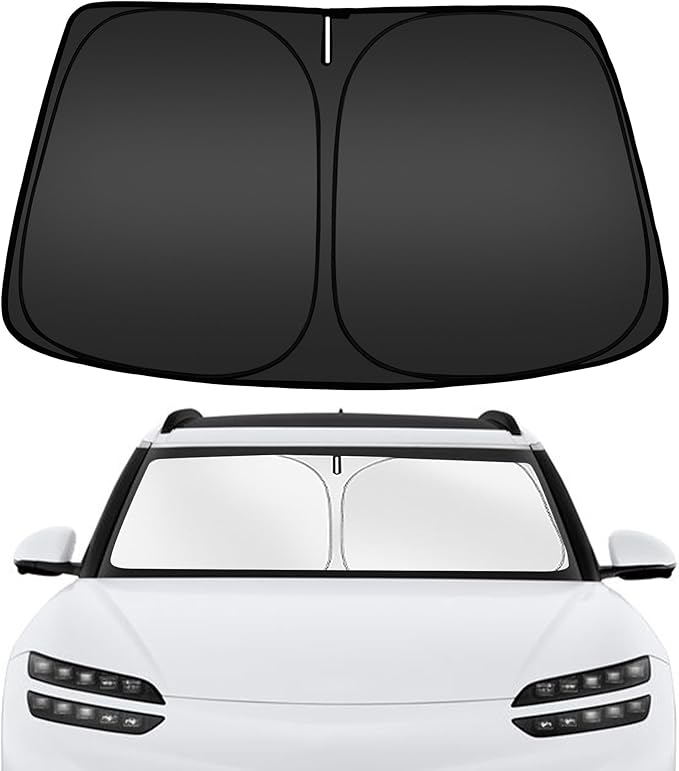 ARISMOTOR Windshield Sun Shade for Genesis GV60 2023-2025, Custom Fit Foldable by ARISMOTOR
