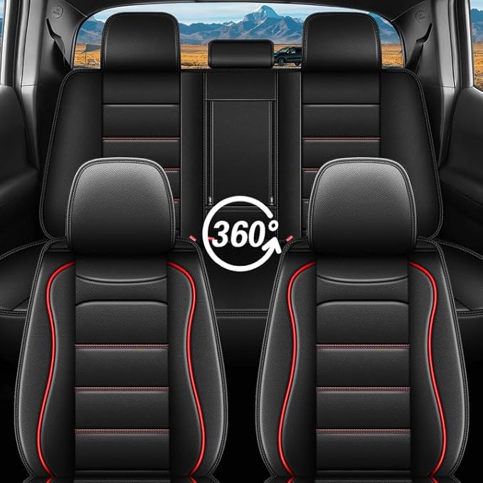 AOMSAZTO Ford Ranger Seat Covers: Full Set Custom Fit 2019 2020 2021 2022 2023 - Image 7