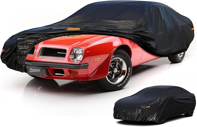 Kayme 7 Layers Car Cover Waterproof All Weather, Universal Fit by kayme