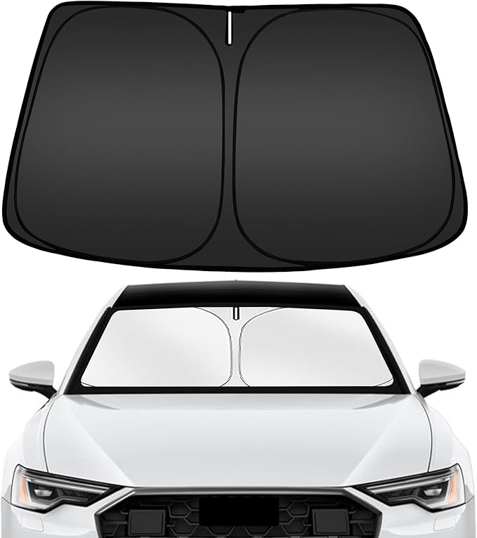 ARISMOTOR Windshield Sun Shade for Audi A6 2019-2025, Custom Fit Foldable Front by ARISMOTOR