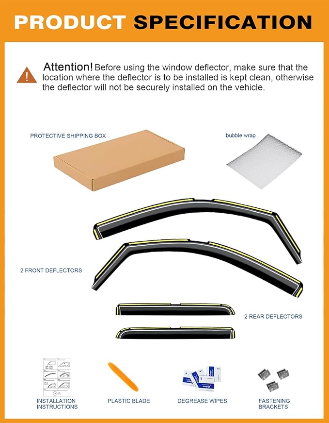 in-Channel Window Rain Guards Fit - Image 8