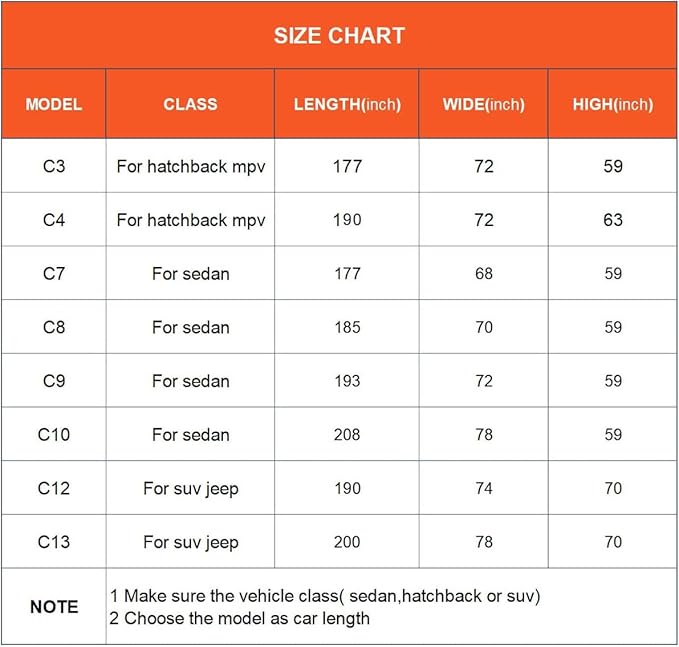 Kayme Car Covers for Automobiles Waterproof All Weather - Image 6