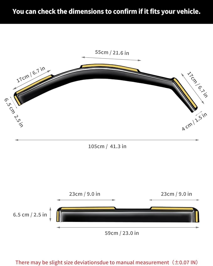 in-Channel Window Rain Guards Fit - Image 6