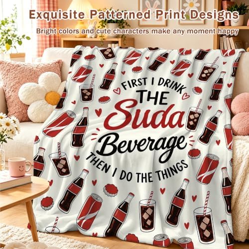 Jekeno Drinks Soda Gifts Blanket for Soda Lover 60"x50" - Image 2