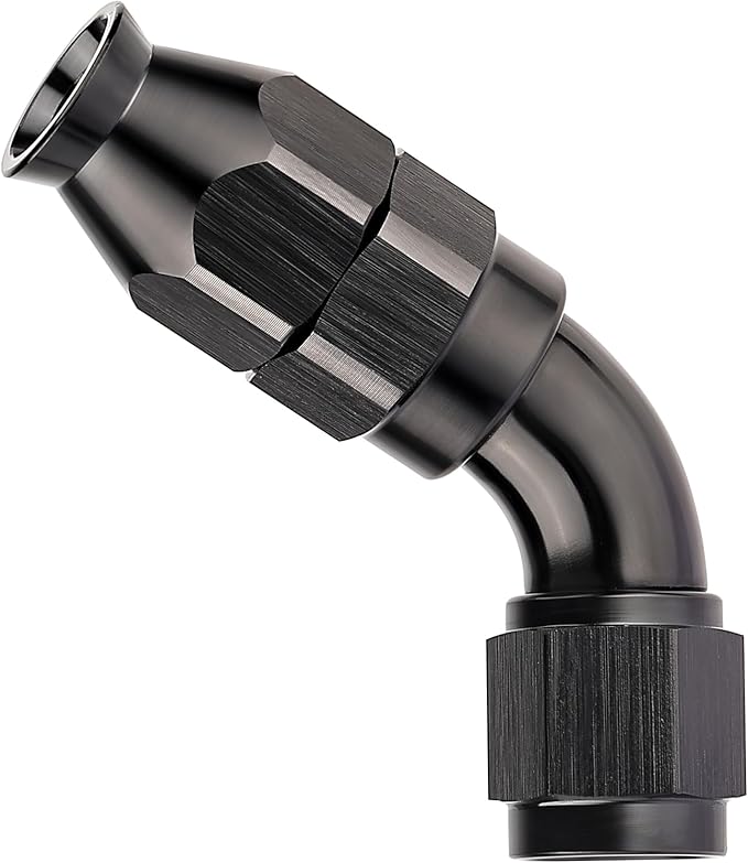 EVIL ENERGY 4AN 60 Degree PTFE One Piece Full Flow End Hose Fitting Aluminum by EVILENERGY