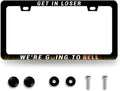 Get in Loser We're Going to Hell License Plate Frame Jesus License Plate Frames by RNKATIH