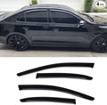 94985 Sunproof Waterproof Side Window Wind Deflector, Window Visor fit by Puermto