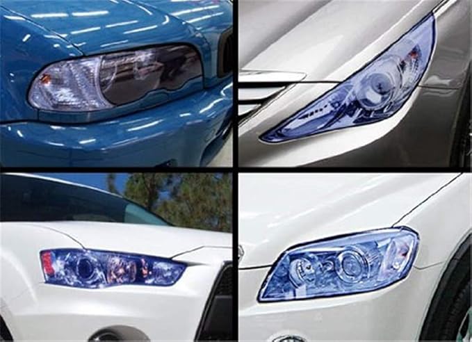 12 by 48 Inches Self Adhesive Headlight, Tail Lights, Fog Lights Tint Vinyl Film - Image 2