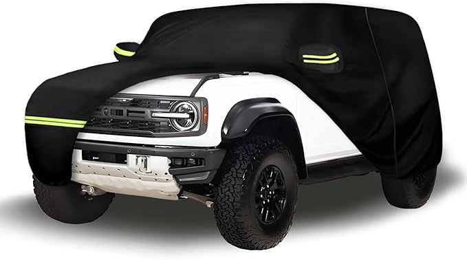 Waterproof Car Covers for 2021-2024 Ford Bronco 2 Door 210T Custom Outdoor by ATBKJ