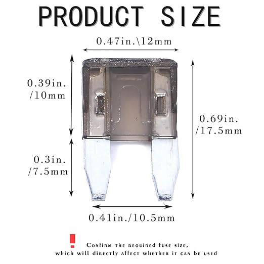 100 Pack Auto Fuses 2 AMP APM/ATM 32V Mini Blade Style Fuses 2A Short Circuit - Image 2
