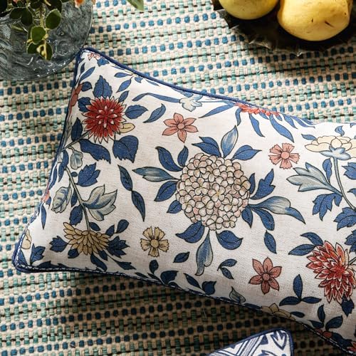 patdrea Designer Vintage French Throw Pillow Cover,12"x20",Set of 2 - Image 4
