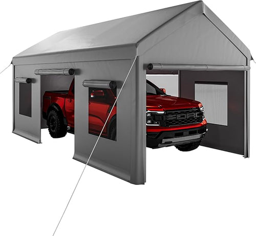 10 x 20FT Heavy Duty Carport by Curtainboro