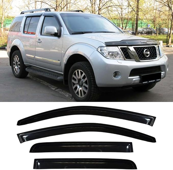 94512 Side Window Wind Deflector, Dark Smoke Nice Window Visor fit by STARTSHIP