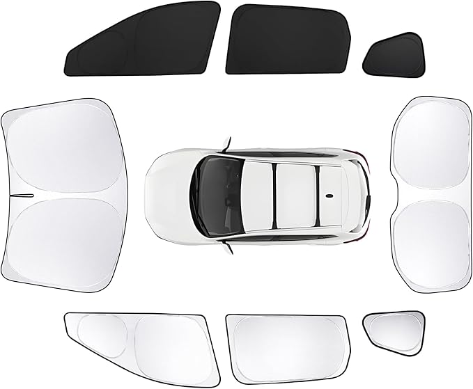 8pcs Car Window Shades for Nissan Rogue Sport 2017-2024 Accessories, Windshield by Unknown