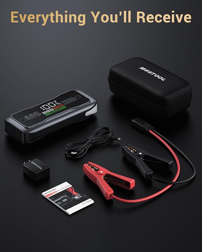 MOSTOOL M6 4000A Flagship Car Jump Starter, 12V Professional Battery Pack - Image 9