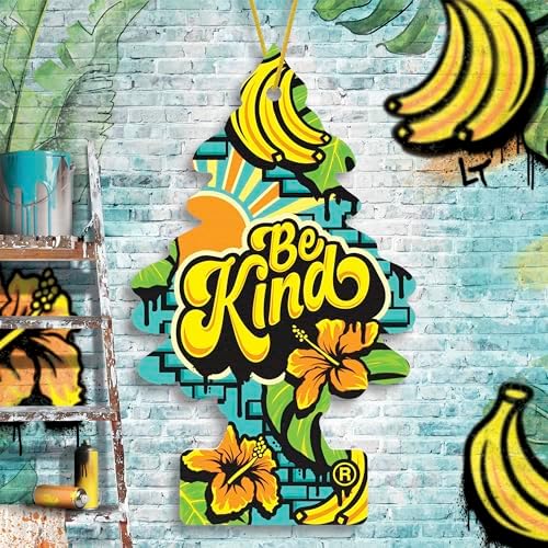 LITTLE TREES Car Air Freshener, 4 Count (Pack of 6), Be Kind
