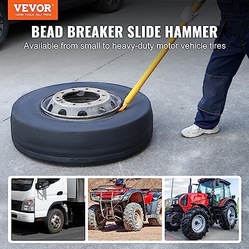VEVOR Tire Bead Breaker Slide Hammer 46.3" Length Heavy Duty Steel - Image 2