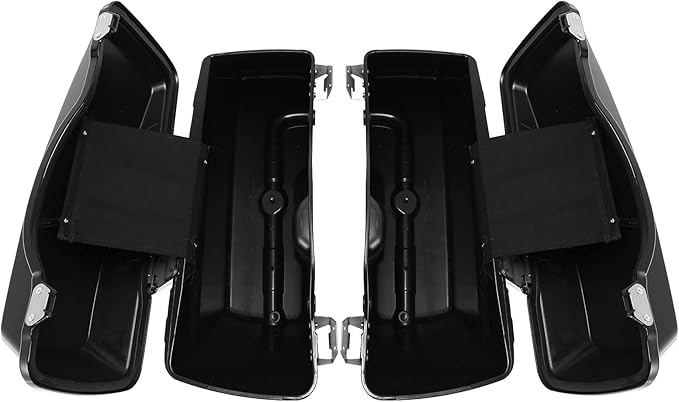Green-L Gloss Black Hard Saddlebags Fit - Image 5