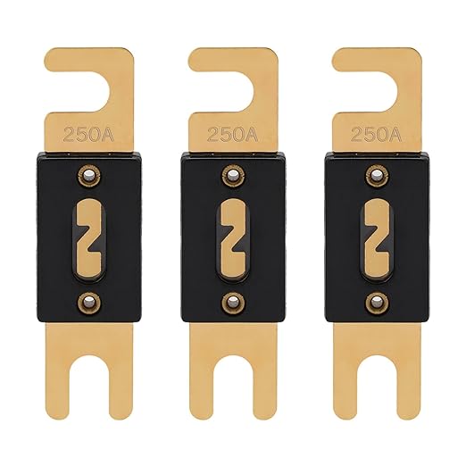 250A ANL Fuse 250 Amp Inline Blade Fuses 32V by VEXUNGA
