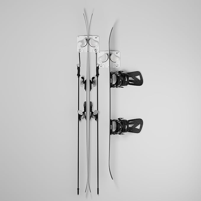 Ultimate Ski & Snowboard Wall Rack | Secure, Non-Slip Storage | Fits Any - Image 2