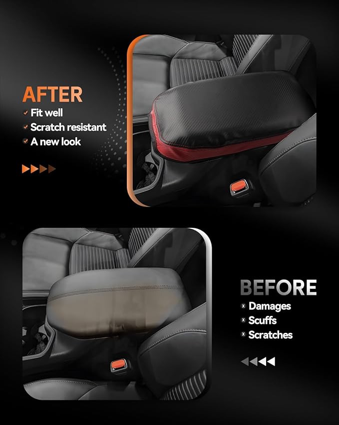 CDEFG for Toyota RAV4 2019-2025 Center Console Cover Armrest Box Cover for RAV4 - Image 3