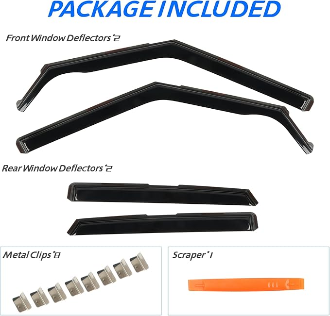 Rain Guards Fit for Chevrolet Chevy Trailblazer 2021-2025, in Channel Window - Image 5