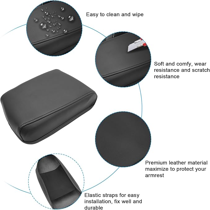 SXCY for 2024 VW Taos/Tiguan Armrest Cover for Volkswagen Taos/Tiguan 2024 - Image 5