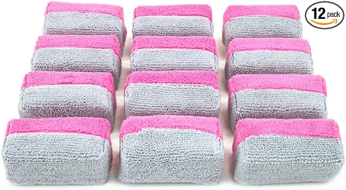 Autofiber Ceramic Coating Applicator Sponge | 12 Pack | by Autofiber