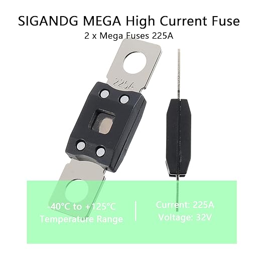225A MEGA High Current Fuse - 225 Amp Bolt-on Fuse - Image 5