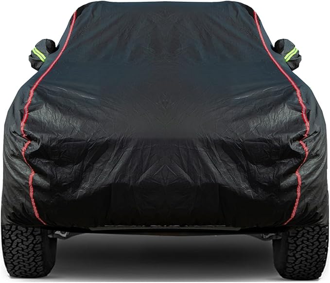 Breathable New Material, Waterproof Car Cover, Locks and Zipper Doors, by QUYDDC