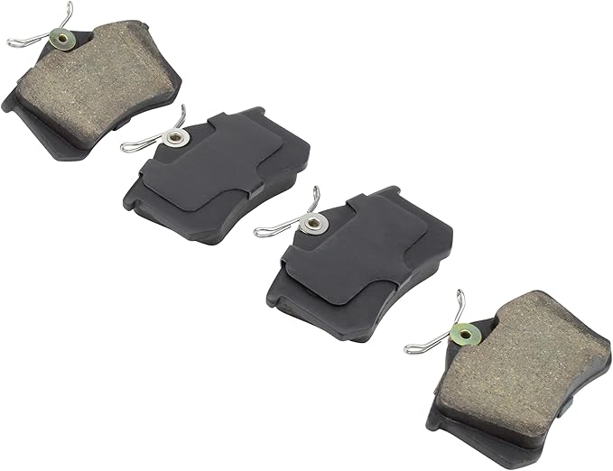 Premium Semi-Metallic Rear Brake Pads Compatible - Image 2