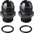 12AN Male Flare to 8AN 8 ORB O-ring Boss Fuel Rail Adapter Fitting Aluminum by Podavelle