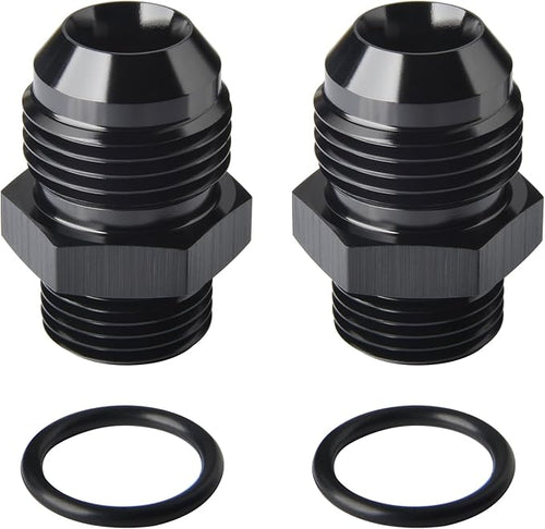 12AN Male Flare to 8AN 8 ORB O-ring Boss Fuel Rail Adapter Fitting Aluminum by Podavelle