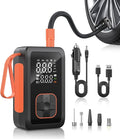 Tire Inflator Portable Air Compressor, 180PSI & 15000mAh Cordless Air Pump by hafuloky
