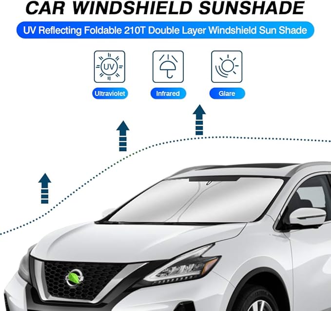 KUST Custom Fit Windshield Sun Shade - Image 2