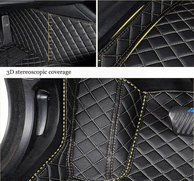 Custom All-Weather Protection Leather Car Floor Mats - Image 5
