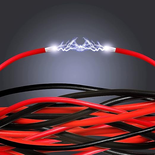 10 Gauge Wire - iGreely 100 FT Red & 100 FT Black 10 Gauge Tinned Copper - Image 8