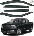 4PCS Window Rain Guards Fit for 2022 2023 2024 2025 Ford Maverick XL XLT Lariat by CHYKORLA